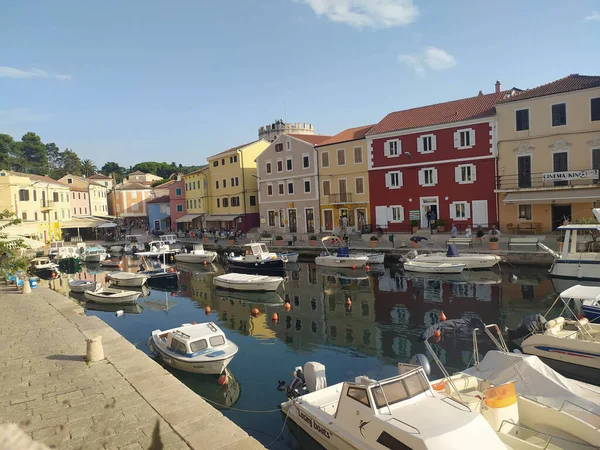 Vista Panorámica Ciudad Veli Losinj Isla Losinj Croacia —  Fotos de Stock