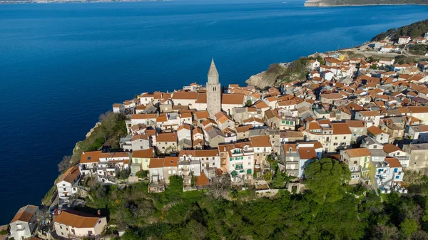 Vrbnik Desde Arriba Isla Krk Croacia —  Fotos de Stock