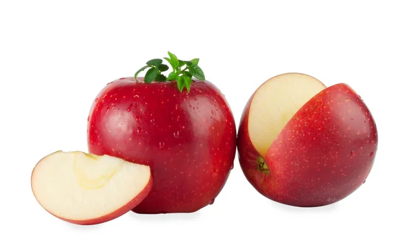 Manzana roja brillante — Foto de Stock