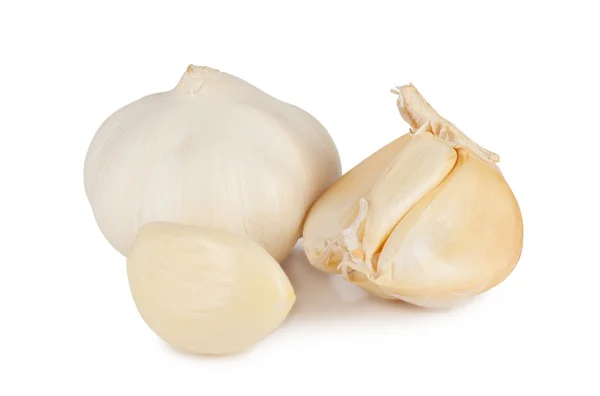 Ripe spicy garlic cloves — Stock Photo, Image