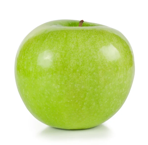 Яскраво-зелене стигле яблуко — стокове фото