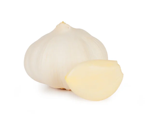 The head of garlic cloves with purified — Stock Photo, Image