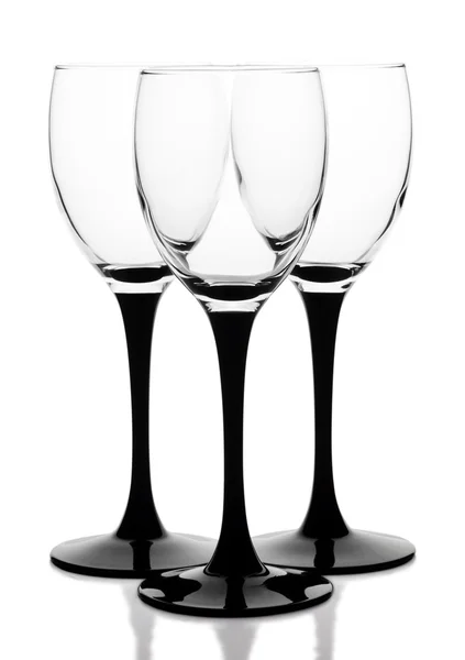 Three glasses — Stock Photo, Image