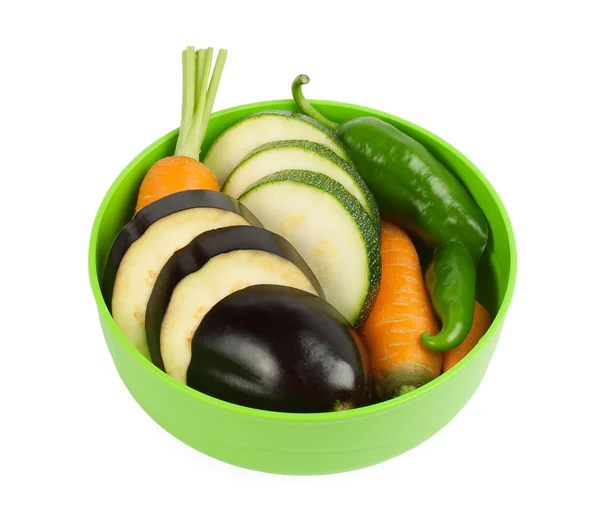 Vegetables on a plate — Stock Photo, Image