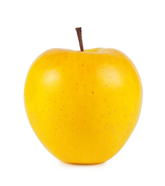 Yellow ripe apple — Stock Photo, Image