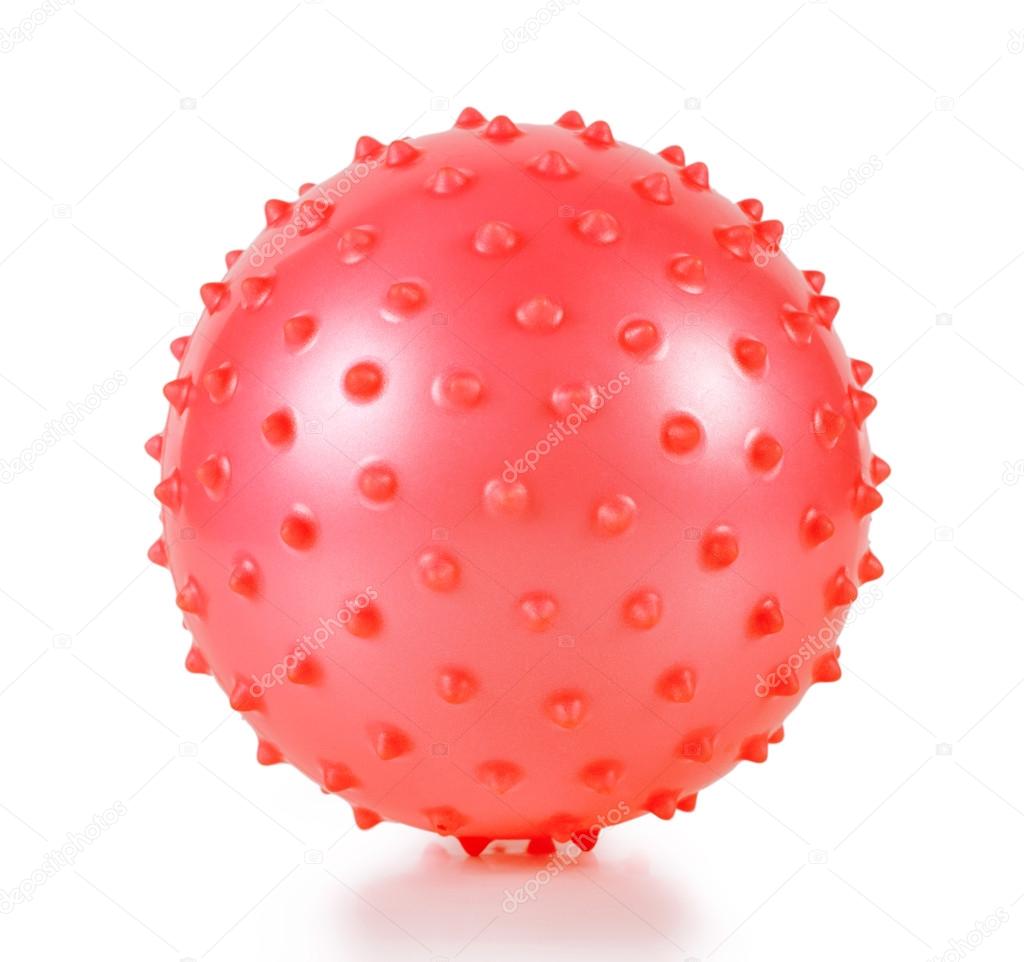 The red ball with spikes — Stock Photo © alexlukin 12725617