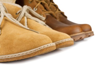 Sarı ve kahverengi Ayakkabı