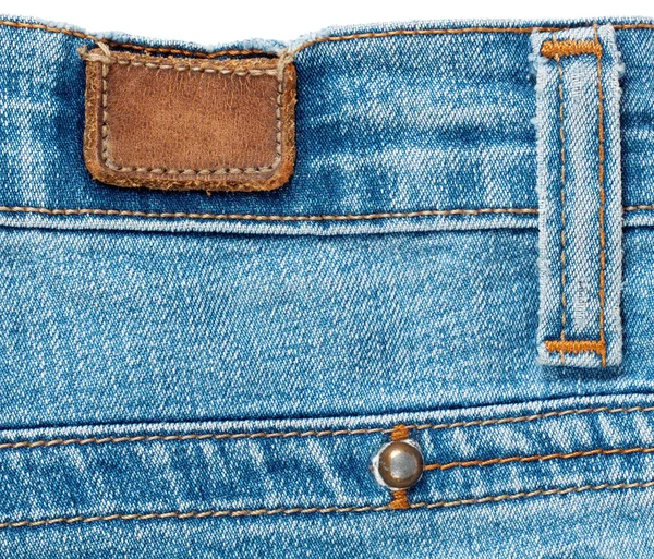 The back of the blue jeans — Stock Photo, Image