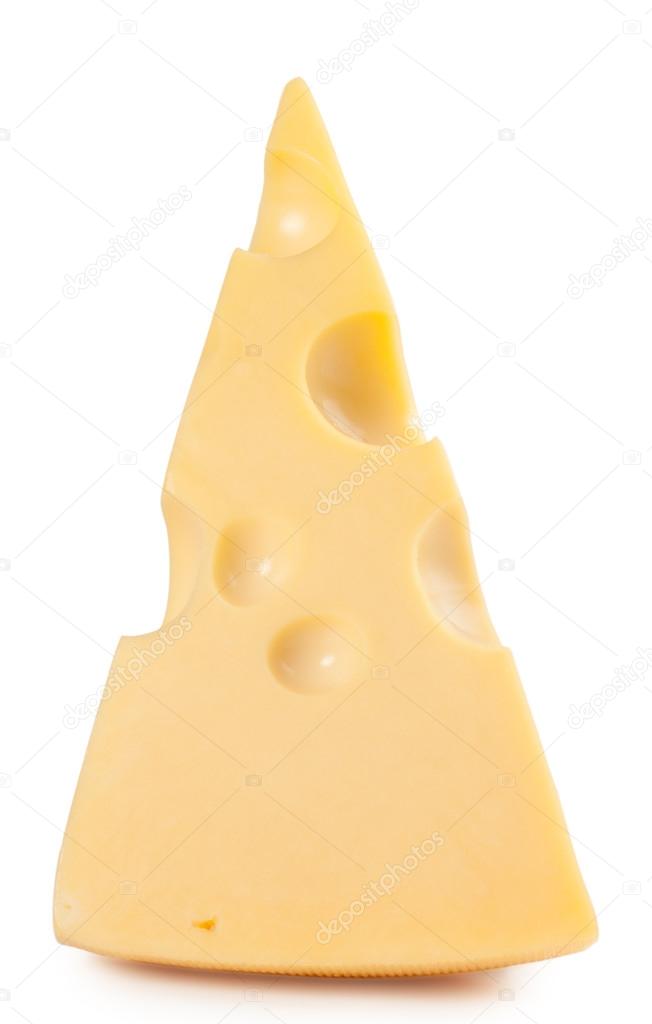 A delicious piece of cheese