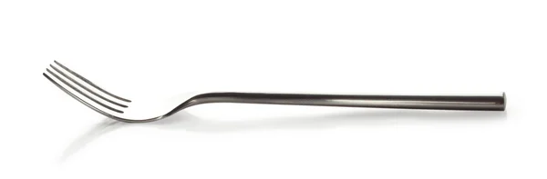 Shiny steel fork — Stock Photo, Image