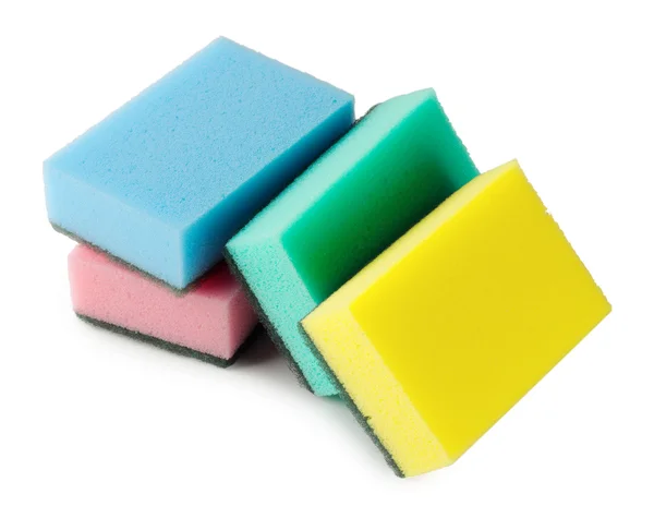 Colorful kitchen sponges — Stock Photo, Image