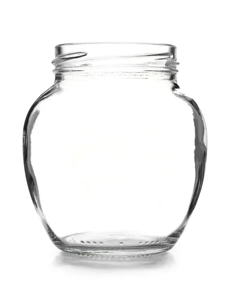 Empty glass jar — Stock Photo, Image