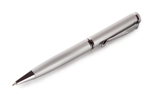 Zilveren pen — Stockfoto