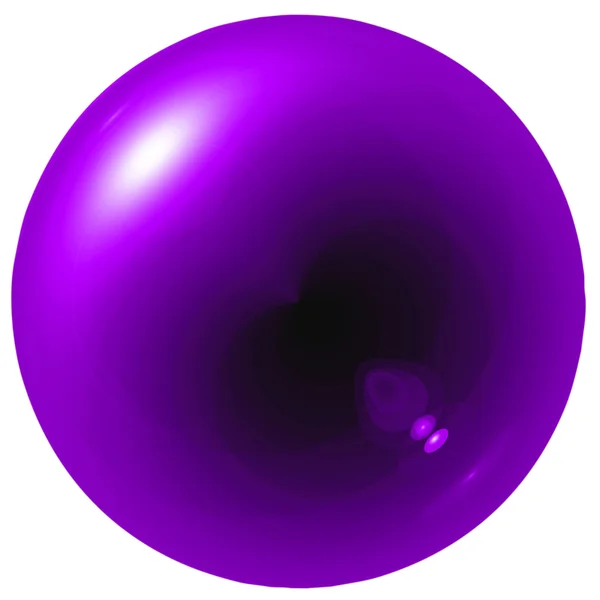 Balle violette éblouissante — Photo