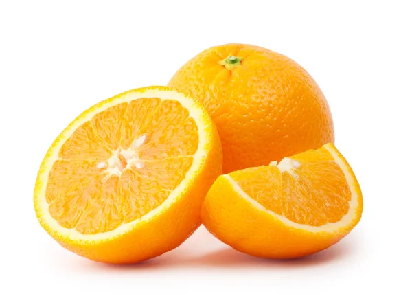 Sulu dilimlenmiş portakal — Stok fotoğraf