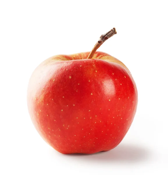 Leuchtend roter Apfel — Stockfoto