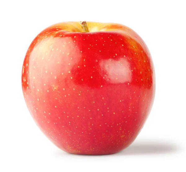 Pomme rouge avec poignée — Photo