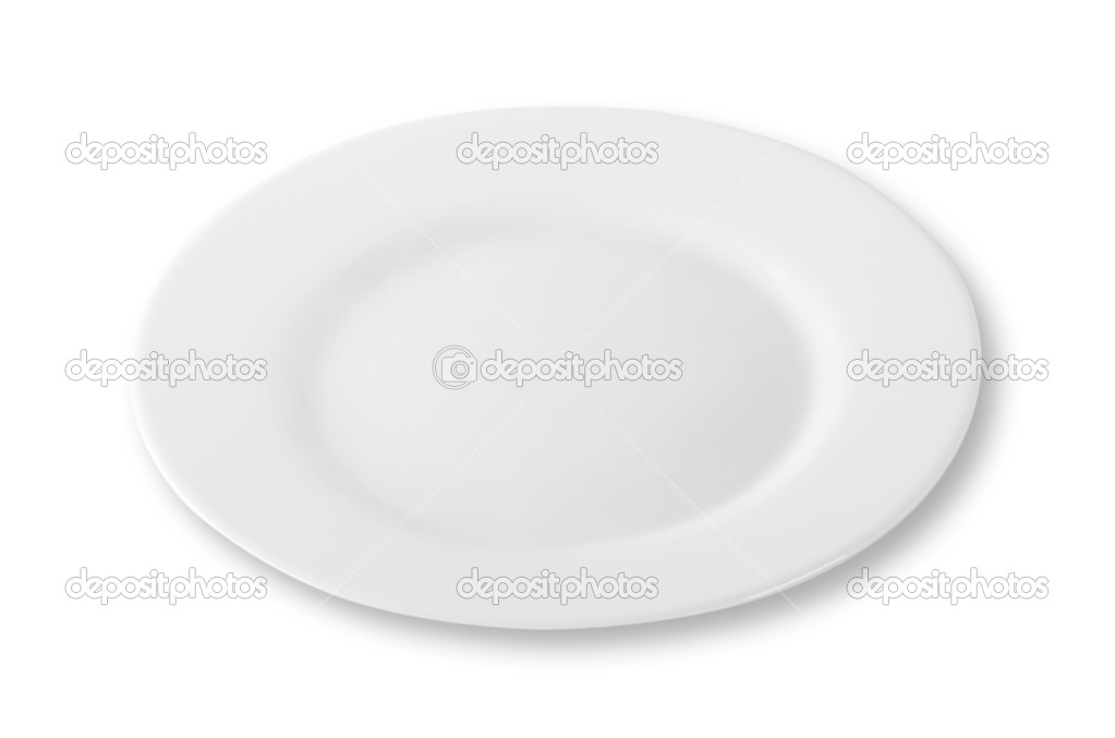White empty plate