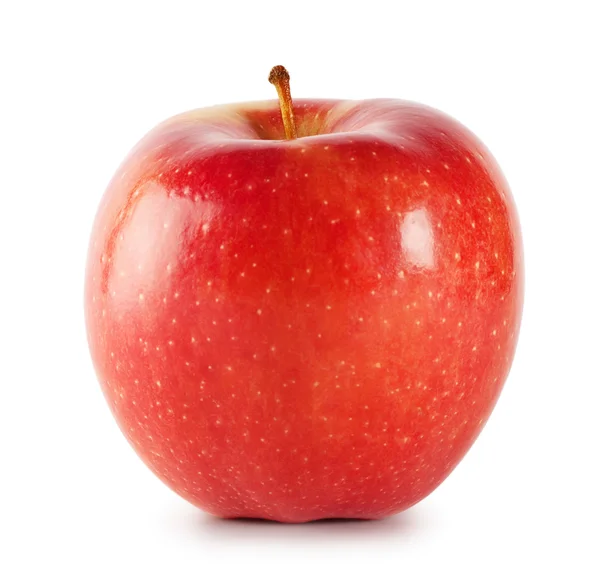 Φωτεινό λαμπερό κόκκινο μήλο — Φωτογραφία Αρχείου