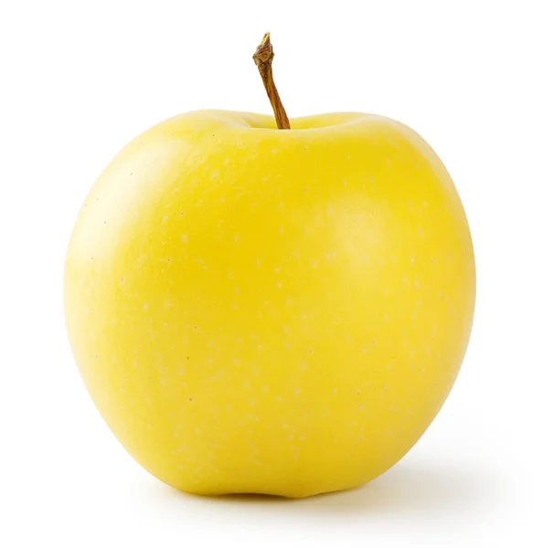 Reifer leuchtend gelber Apfel — Stockfoto