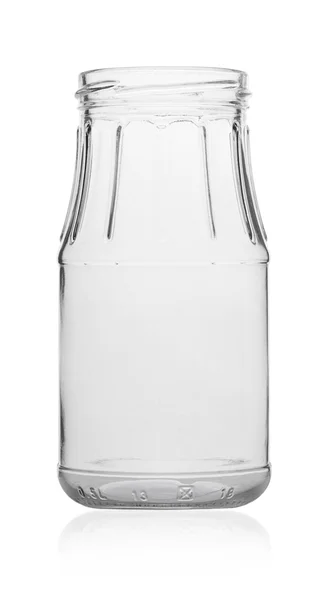 Empty glass jar — Stock Photo, Image