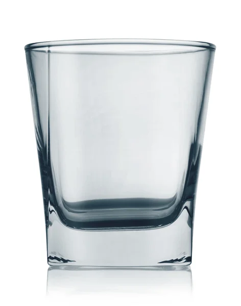 Glass with a square bottom — Stock Photo, Image