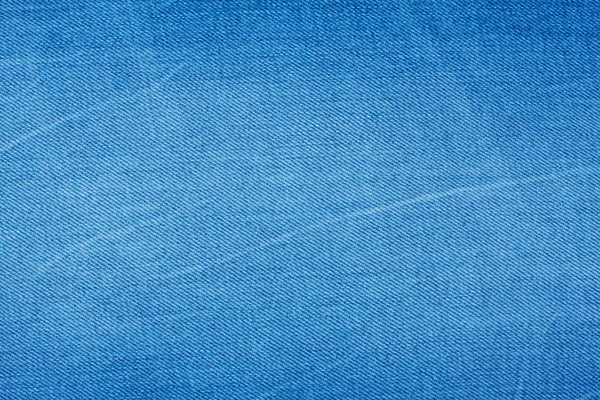Background of bright blue soft denim — Stock Photo, Image