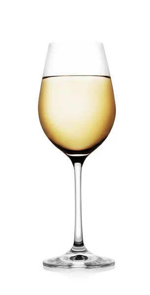 Bir bardak beyaz şarap — Stok fotoğraf