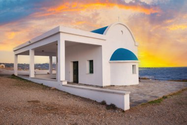 Cape Greco 'daki Agioi Anargyroi Kilisesi.