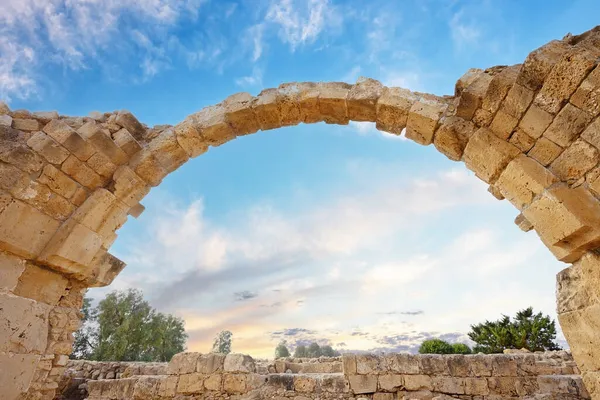 Antike Ruinen der Stadt Kourion in der Nähe von Paphos und Limassol, Zypern — Stockfoto