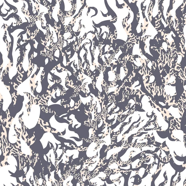 Monochrome fond de texture abstrait sans couture avec des graphismes hétéroclites. — Image vectorielle