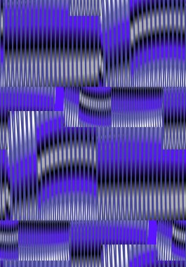 Çizgilerin ve geometrik şekillerin metafiziksel ve soyut kusursuz deseni.