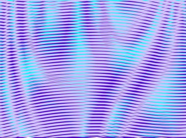 Yansıyan optik illüzyonlu konkav doğrusal ışık dokusu.