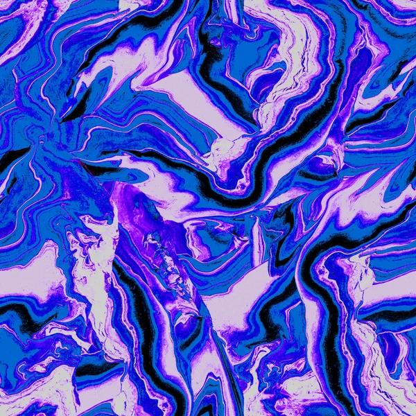 波のある流体芸術の抽象的な紫色の背景. — ストック写真