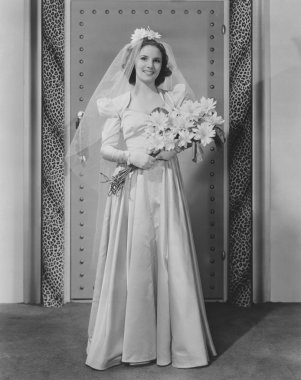 Gelin elinde bir buket