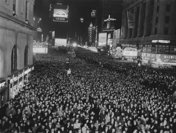 Engarrafamento embalado Times Square — Fotografia de Stock