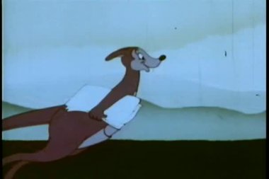 kangurular bir ağaç üzerinde bir işaret gönderme