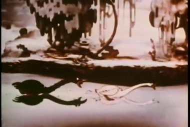 Siyah Kuğu kovalayan beyaz kuğu