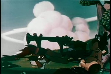 geniş çekim köpek silah yükleniyor