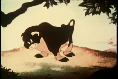 şarkı söyleyen boğa karikatür