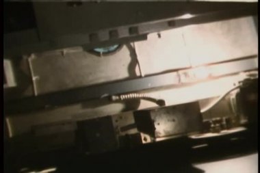 Asansör Asansör boşluğuna hareketli Close-Up