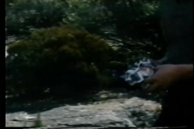 adam başlayan orman yangını