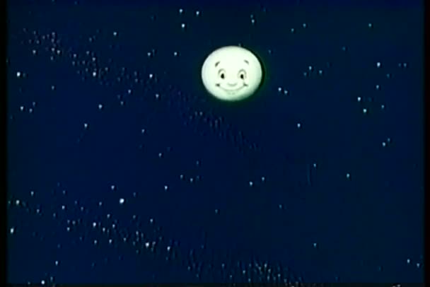 在月球上的人在缩放 — 图库视频影像