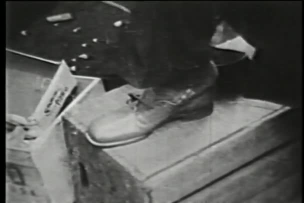 Açık piyasa, aşağı Doğu Yakası, new york city, 1930'larda — Stok video