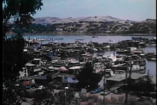 Panorámica Bahía de San Francisco — Vídeo de stock