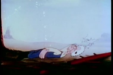 hombre volando primero en cabeza de árbol