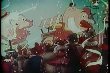 geçit töreni izlerken, çizgi film