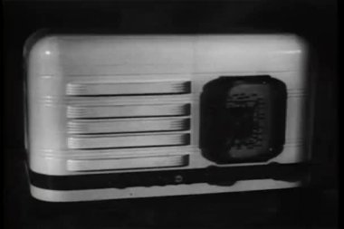 yakın çekim 1940'larda radyo