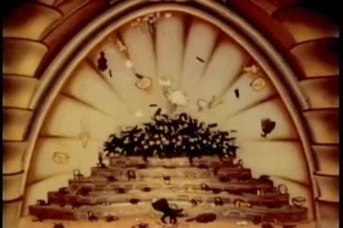 geniş shot orkestra Sahne Alanı'nda kavga