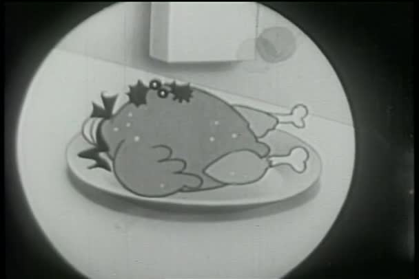 Poulet rôti se dissolvant en os 